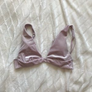 Victoria’s Secret velvet shimmer bralette
